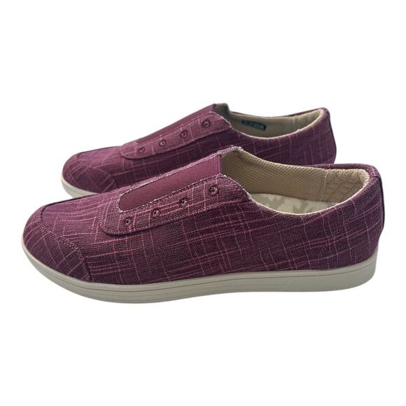 REVITALIGN Women’s Santa Margarita Slip On Orthotic Shoes Red Plum Size 9B Waco - Picture 6 of 10